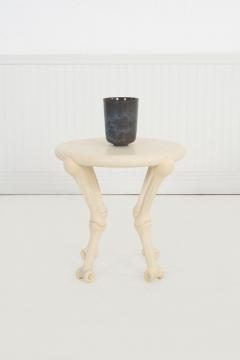 John Dickinson John Dickinson Rare Bone Cigarette Side Table 1977 - 4578881