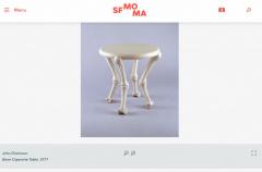 John Dickinson John Dickinson Rare Bone Cigarette Side Table 1977 - 4578886