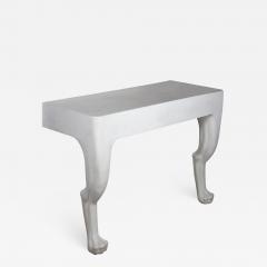 John Dickinson John Dickinson Two Legged Zoomorphic Console Table Prototype in Plaster - 2472572