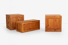 John Dickinson John Dickinson Unique Crate Coffee Table from the Firehouse San Francisco 1970 - 4204645