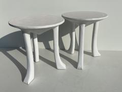 John Dickinson Pair Plaster African Tables - 1275696