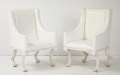 John Dickinson Pair of John Dickinson Inspired Etruscan Club Chair - 4294862