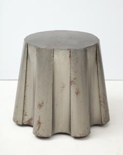 John Dickinson Style Galvanized Metal Side Table - 2114053