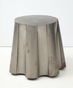 John Dickinson Style Galvanized Metal Side Table - 2114056