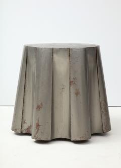 John Dickinson Style Galvanized Metal Side Table - 2114057