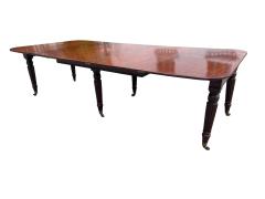John Durham Regency Mahogany Extension Dining Table By John Durham London - 4322991