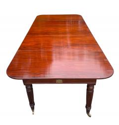 John Durham Regency Mahogany Extension Dining Table By John Durham London - 4323022
