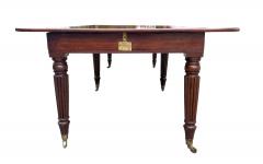 John Durham Regency Mahogany Extension Dining Table By John Durham London - 4323042