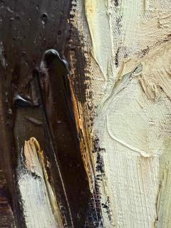 John Emanuel John Emanuel Mid century Abstract Impasto Portrait Painting - 4530060