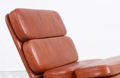 John Follis John Follis Solo Cognac Leather Lounge Chairs for Fortress - 2226819