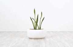 John Follis Large John Follis Tire White Glaze Planter for Architectural Pottery - 2247330