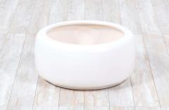 John Follis Large John Follis Tire White Glaze Planter for Architectural Pottery - 2247339