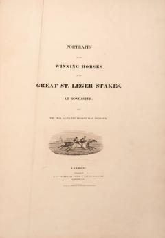 John Frederick Herring Portraits of the Winning Horses of the Great St Leger Stakes at Doncaster - 3500324