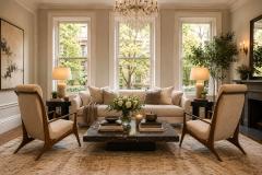 John Graz Sculptural Pair of Brazilian Modernist Armchairs in Hardwood Chenille - 4612079