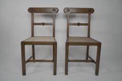 John Gregory Crace J G Crace attributed In the style of AWN Pugin A pair of Gothic Revival chairs - 4193145