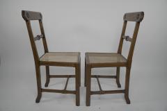 John Gregory Crace J G Crace attributed In the style of AWN Pugin A pair of Gothic Revival chairs - 4193147