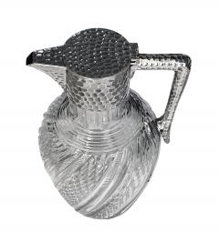 John Grinsell Antique English Sterling Silver and Glass Claret Jug John Grinsell - 3993877