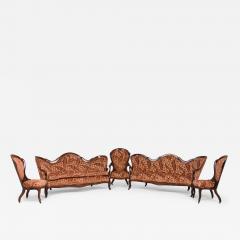 John Henry Belter American Victorian Rosewood 6 Piece Salon Room Set - 2902362