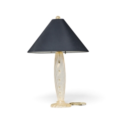 John Hutton John Hutton for Donghia Ondoso Mid Century Murano Glass Lamp Pair - 4752507