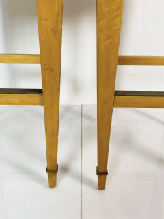 John Hutton Pair of Paris Hall Harlequin Bar Stools by John Hutton for Donghia - 2727465