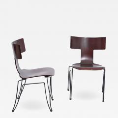 John Hutton Pair of Vintage Anziano Dining Chairs by John Hutton for Donghia - 1953139