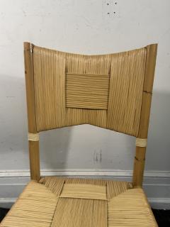 John Hutton SUITE OF FOUR HIGH END CANE AND WOOD DINING CHAIRS BY JOHN HUTTON FOR DONGHIA - 4278308