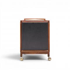 John Kapel John Kapel for Glenn of California Walnut Drop Leaf Expandable Bar Cart - 4636140
