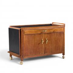 John Kapel John Kapel for Glenn of California Walnut Drop Leaf Expandable Bar Cart - 4636141