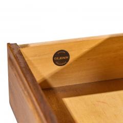 John Kapel John Kapel for Glenn of California Walnut Drop Leaf Expandable Bar Cart - 4636147