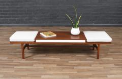 John Keal California Modern Slatted Bench Coffee Table by John Keal - 4154678