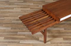 John Keal California Modern Slatted Bench Coffee Table by John Keal - 4154686