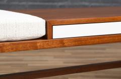 John Keal California Modern Slatted Bench Coffee Table by John Keal - 4154690