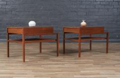 John Keal California Modern Slatted Walnut Side Tables by John Keal - 4168694