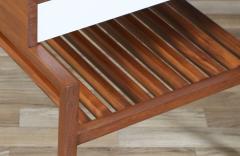 John Keal California Modern Slatted Walnut Side Tables by John Keal - 4168700