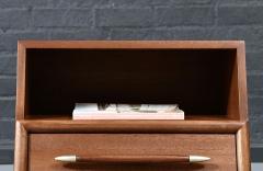 John Keal Californian Modern Night Stands w Bookcase by John Keal for Brown Saltman - 4643611