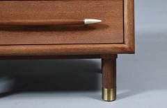 John Keal Californian Modern Night Stands w Bookcase by John Keal for Brown Saltman - 4643612