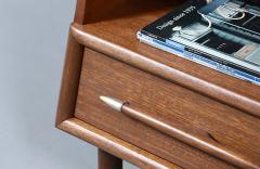 John Keal Californian Modern Night Stands w Bookcase by John Keal for Brown Saltman - 4643613