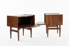 John Keal Drop Front End Tables by John Keal for Brown Saltman circa 1950s - 1390686