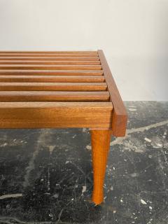 John Keal Extendable Bench in mahogany by John Keal for Brown Saltman - 3945326