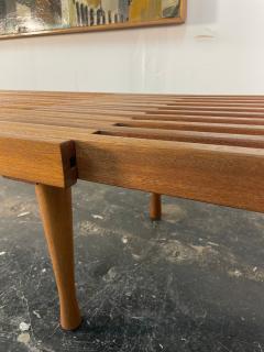 John Keal Extendable Bench in mahogany by John Keal for Brown Saltman - 3945327