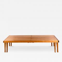 John Keal Extendable Bench in mahogany by John Keal for Brown Saltman - 3947945