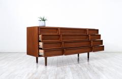 John Keal John Keal 12 Drawers Walnut Dresser for Brown Saltman - 2941538