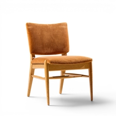 John Keal John Keal Brown Saltman Mid Century Bleached Mahogany Dining Chairs Set of 6 - 4701821