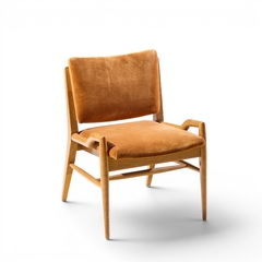 John Keal John Keal Brown Saltman Mid Century Bleached Mahogany Dining Chairs Set of 6 - 4701831