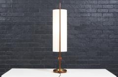 John Keal John Keal Korina Wood Brass Accent Table Lamp for Modeline of California - 4316602