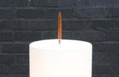 John Keal John Keal Korina Wood Brass Accent Table Lamp for Modeline of California - 4316603