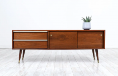 John Keal John Keal Low Profile Walnut Credenza for Brown Saltman - 2718653