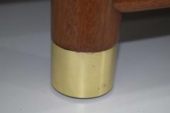 John Keal John Keal Mr Mrs Chest of Drawers in Walnut with Brass Sabots 1950s - 1429970