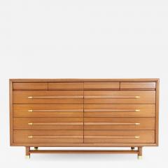 John Keal John Keal Mr Mrs Chest of Drawers in Walnut with Brass Sabots 1950s - 1430110