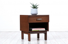 John Keal John Keal Night Stand with Bookshelf for Brown Saltman - 2718763